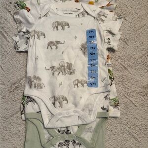NWT Burts Bees Organic 4 Piece Set Size 9 Months
